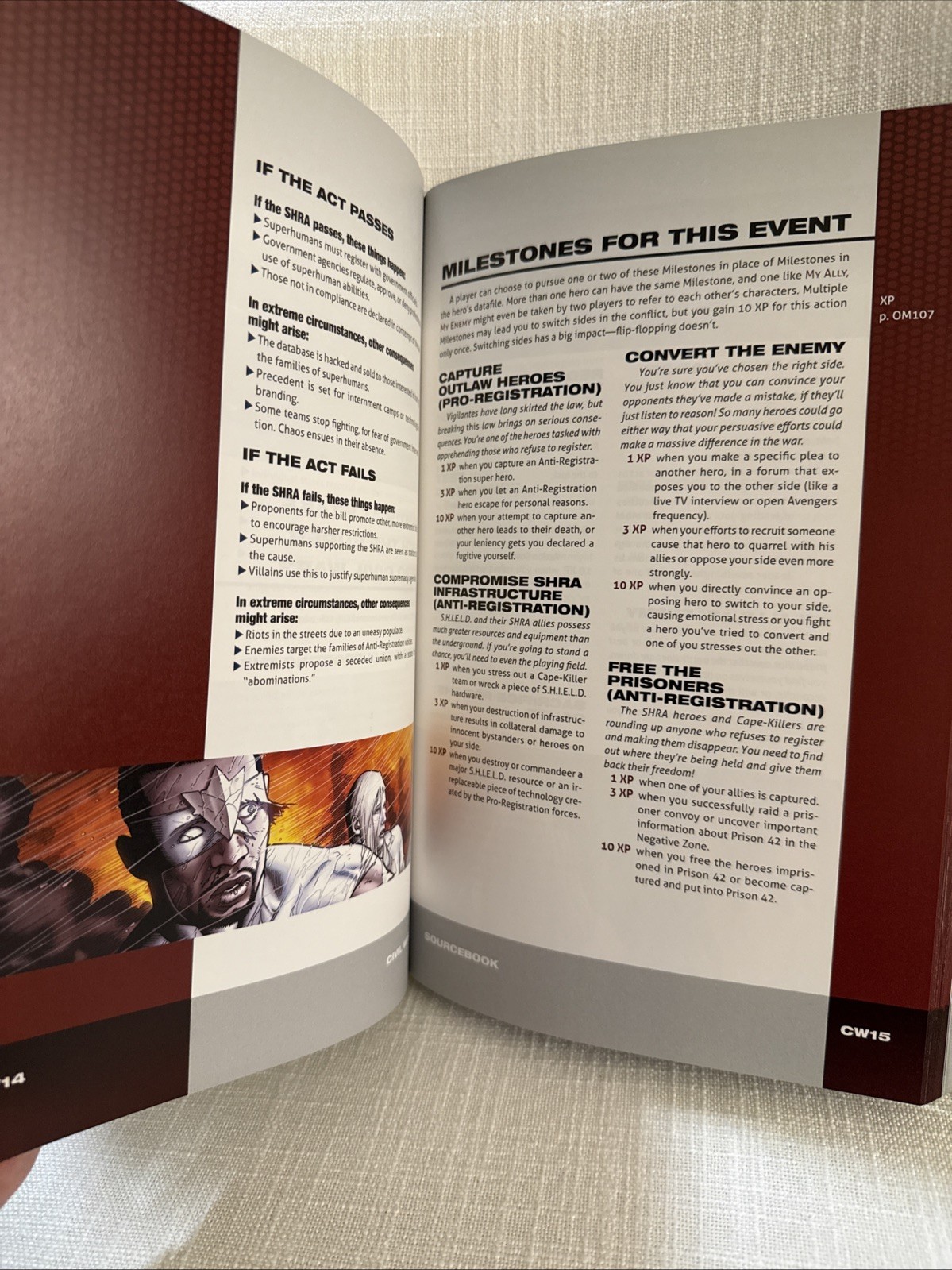 Marvel Heroic Roleplaying: Civil War Event Book Premium -hardcover Margaret Weis