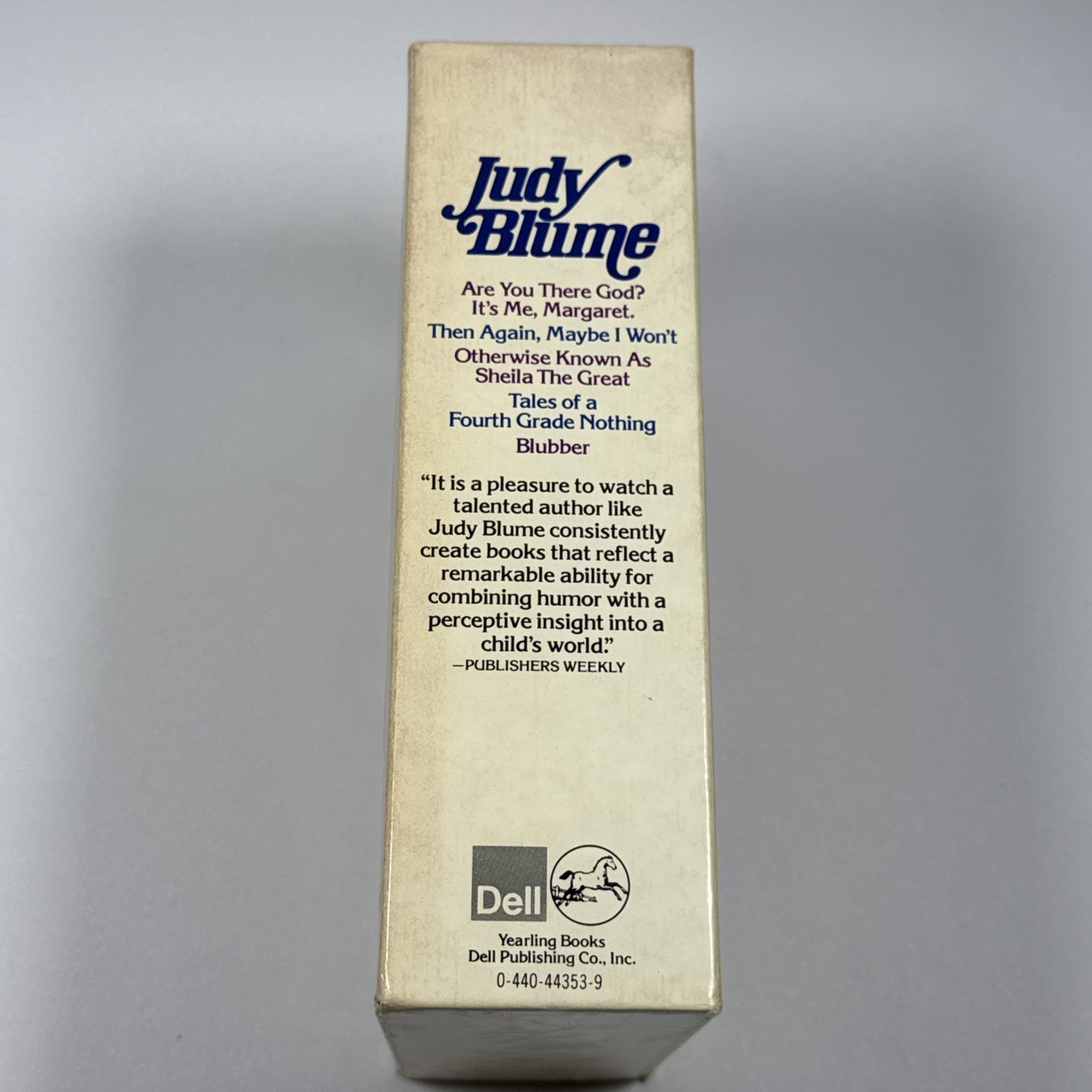 Vintage Judy Blume Box Set From 1980’s Includes 5 Popular Titles USED Good Cond.