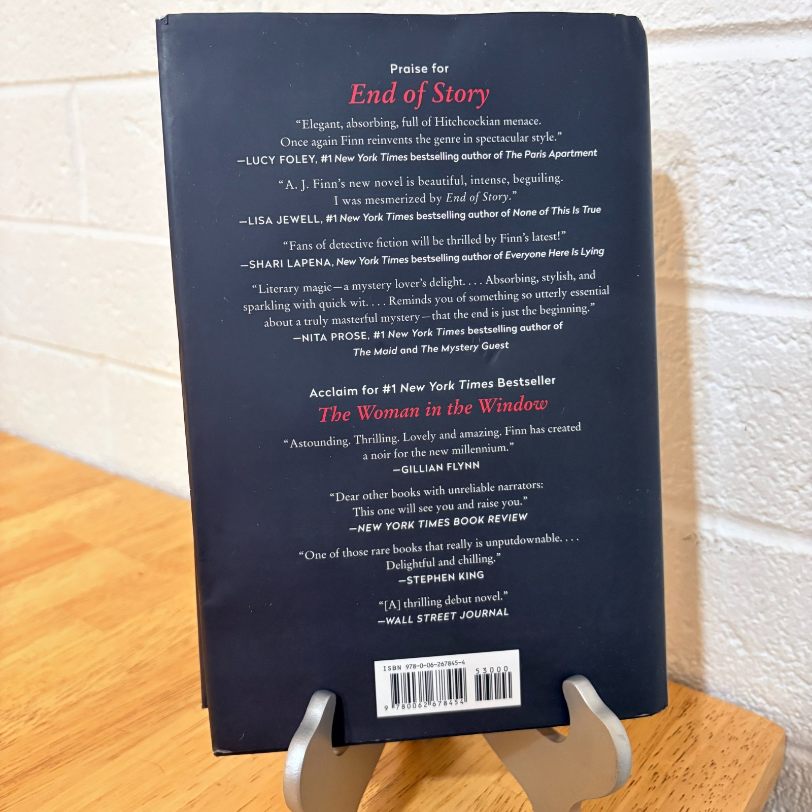End of Story by A. J. Finn (SIGNED BY AUTHOR) (2024, Hardcover)