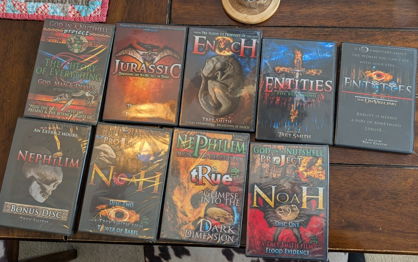God In A Nutshell Project DVD Lot – Trey Smith, Bob Enyart Bible Prophecy