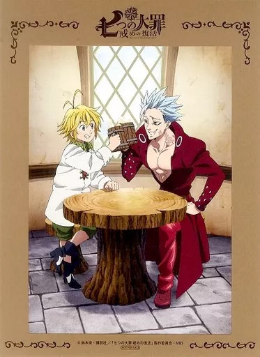 The Seven Deadly Sins Anime Original Illustration Board 12.6×9.2in Promo