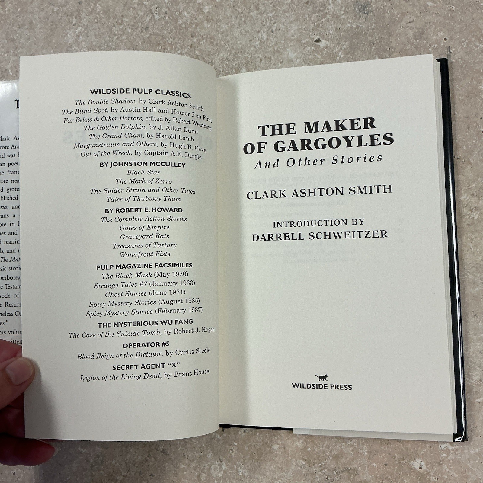 The Maker Of Gargoyles And Other Stories HB 2004 Clark Ashton Smith Horror Fanta