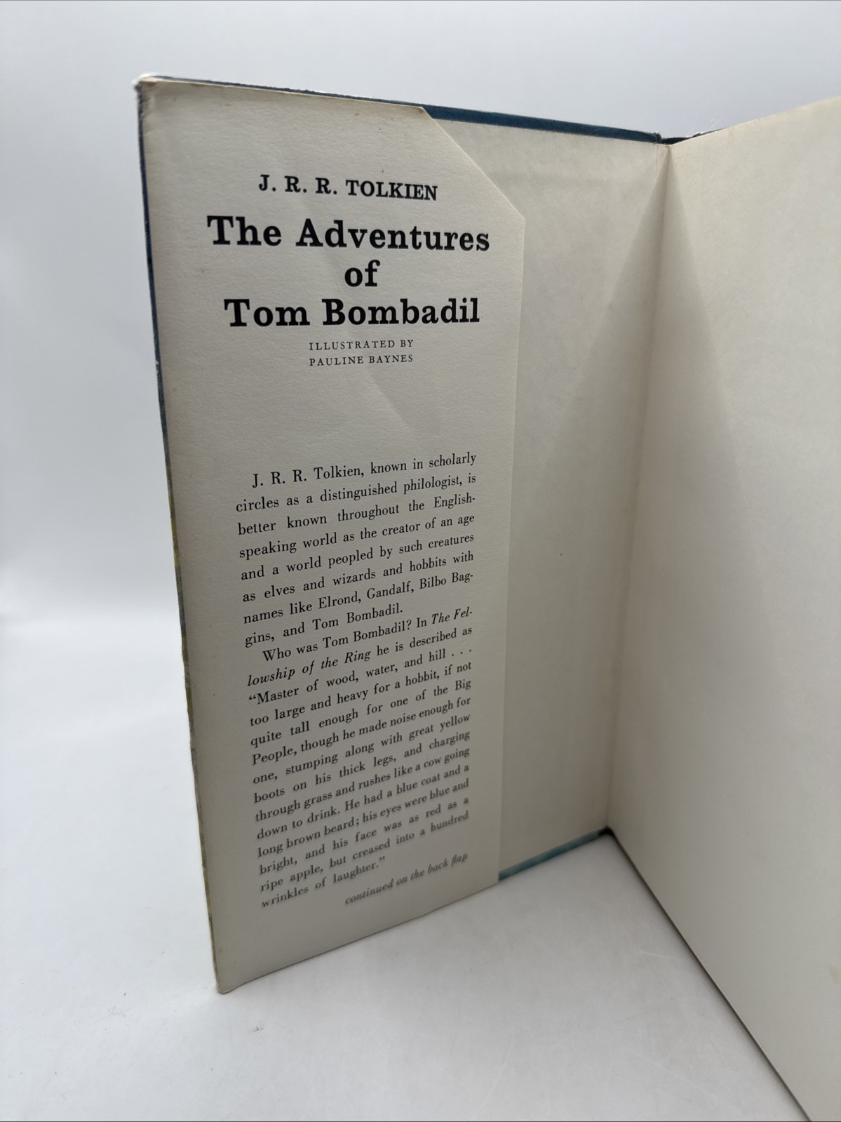 J.R.R Tolkien The Adventures of Tom Bombadil 1974 1st/6th HC/DJ Pauline Baynes