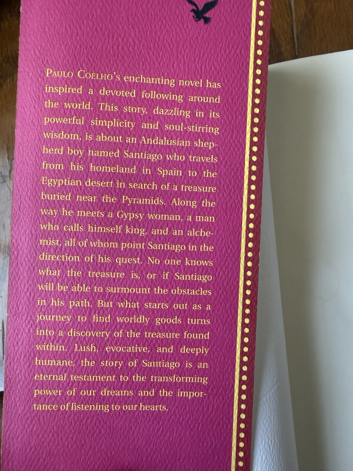 The Alchemist by Paulo Coelho LIKE NEW