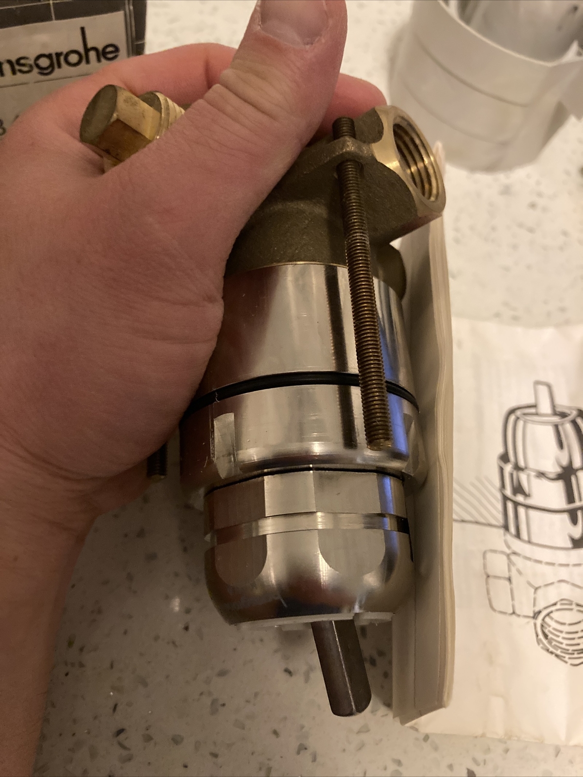 Hansgrohe Axor Allegroh 13607181 shower mixer ROUGH