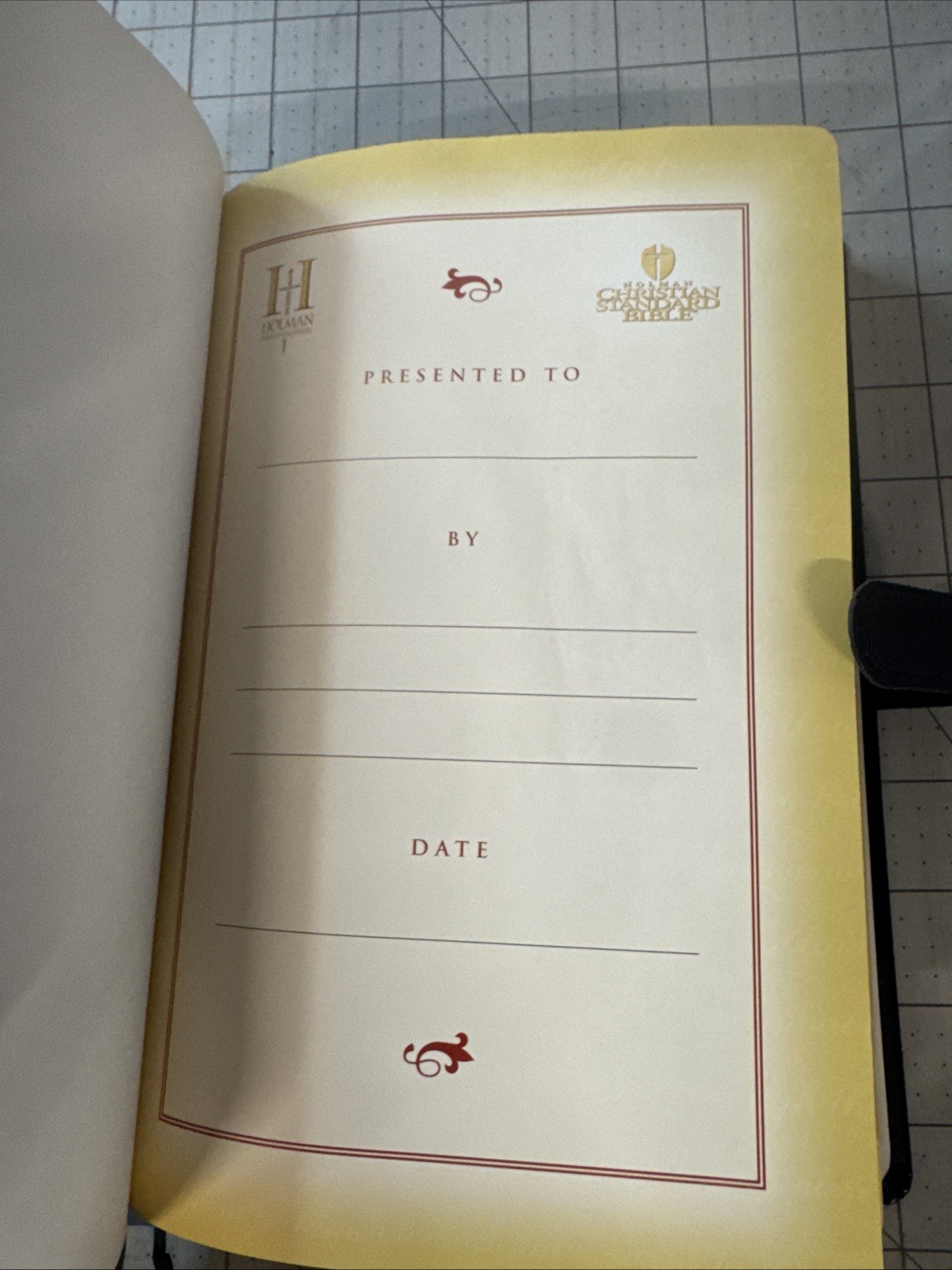 CSB Holy Bible – Large Print UltraThin, Black Genuine Leather, 2004 Holman Ref