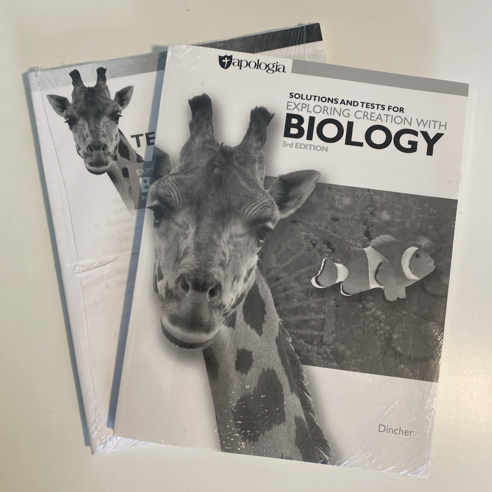 Apologia Biology Solutions Manual & Tests Packet Kit Sealed Cut Cover