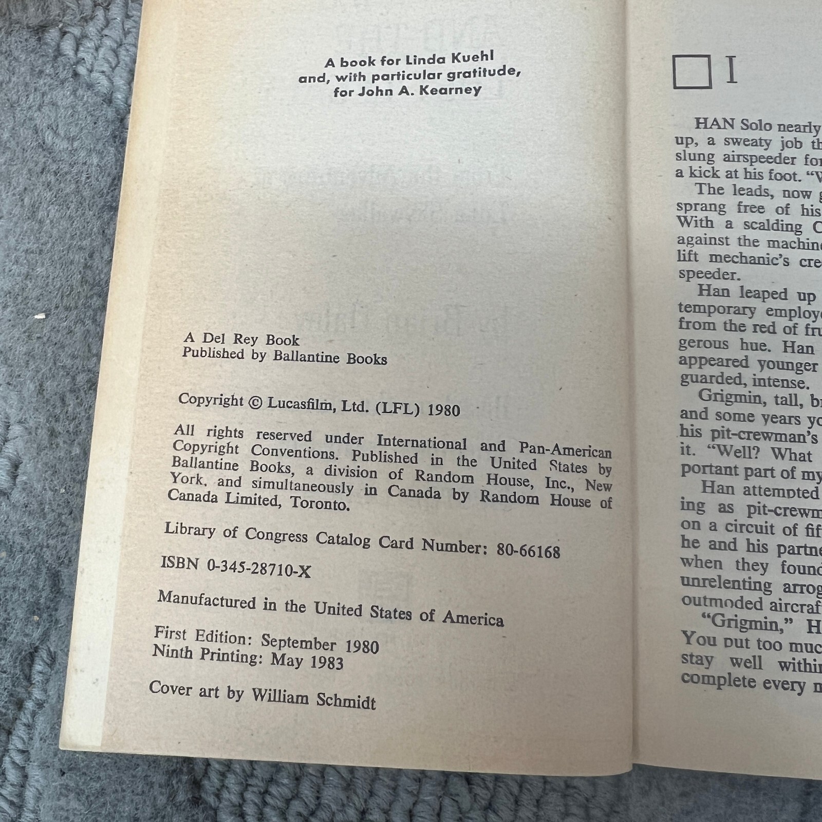 Han Solo And The Lost Legacy Science Fiction Paperback Book by Brian Daley 1983