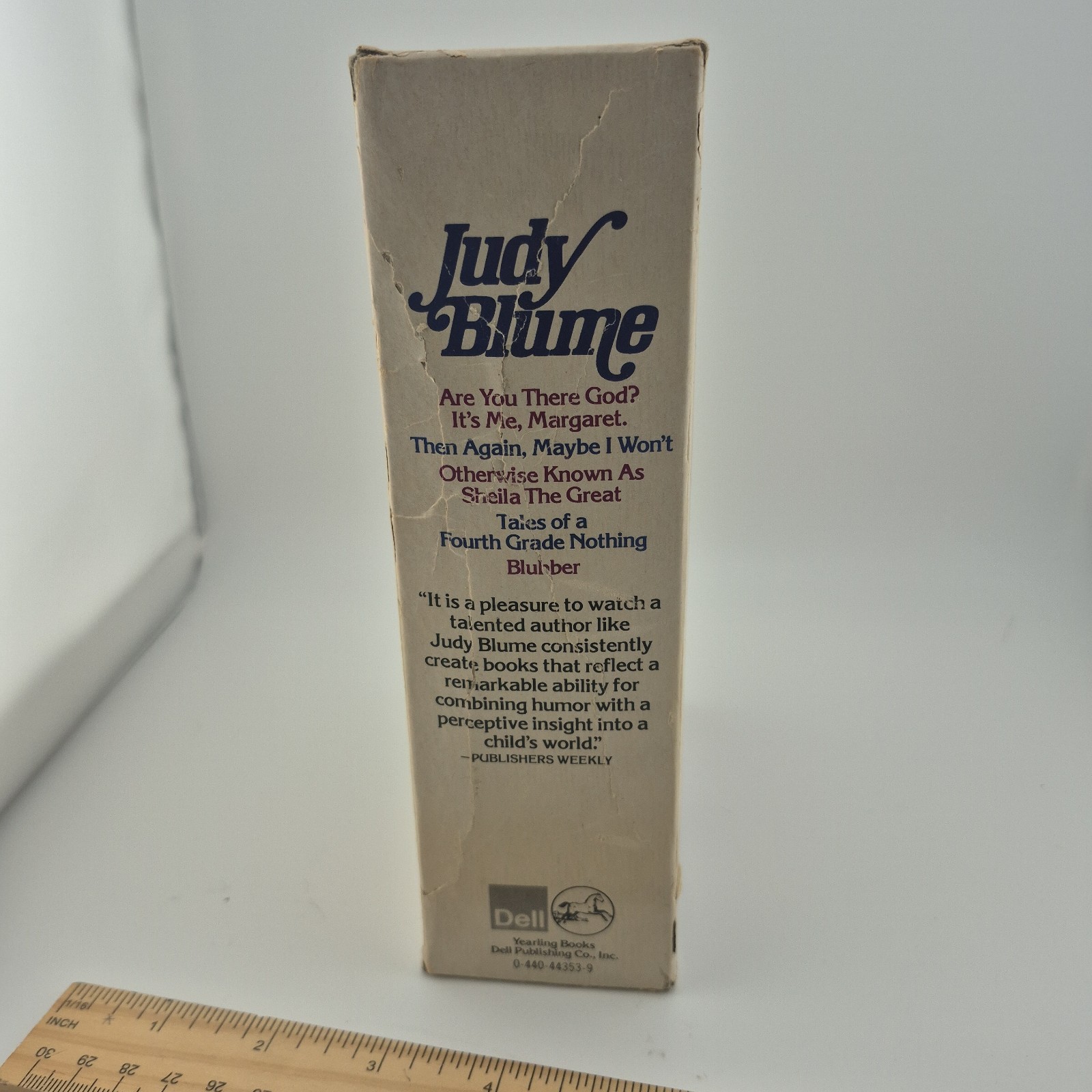 Judy Blume 5 Book Box Set 1970’s Paperback Various Titles