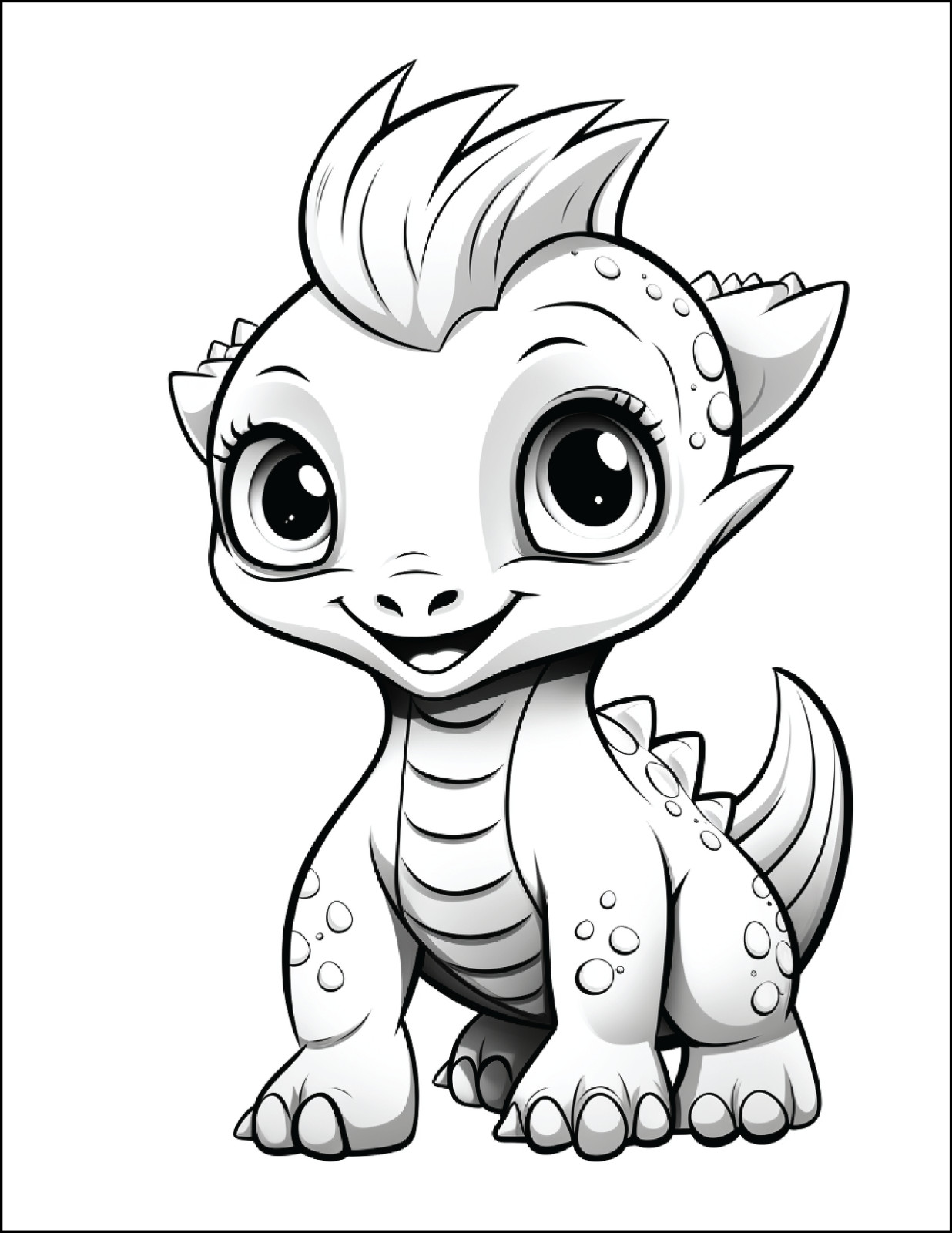 NEw Baby Dinosaur Coloring Book – Fun & Educational Activity for Kids A