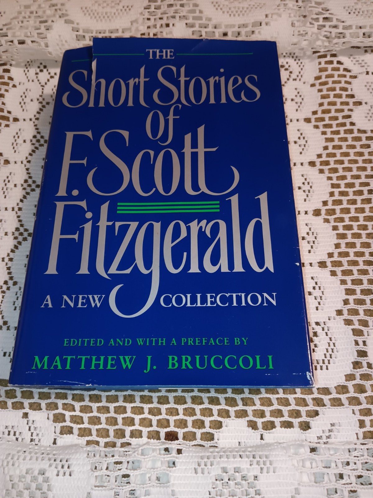 Vintage “The Short Stories of F. Scott Fitzgerald”Hardcover Dust Jacket 1989