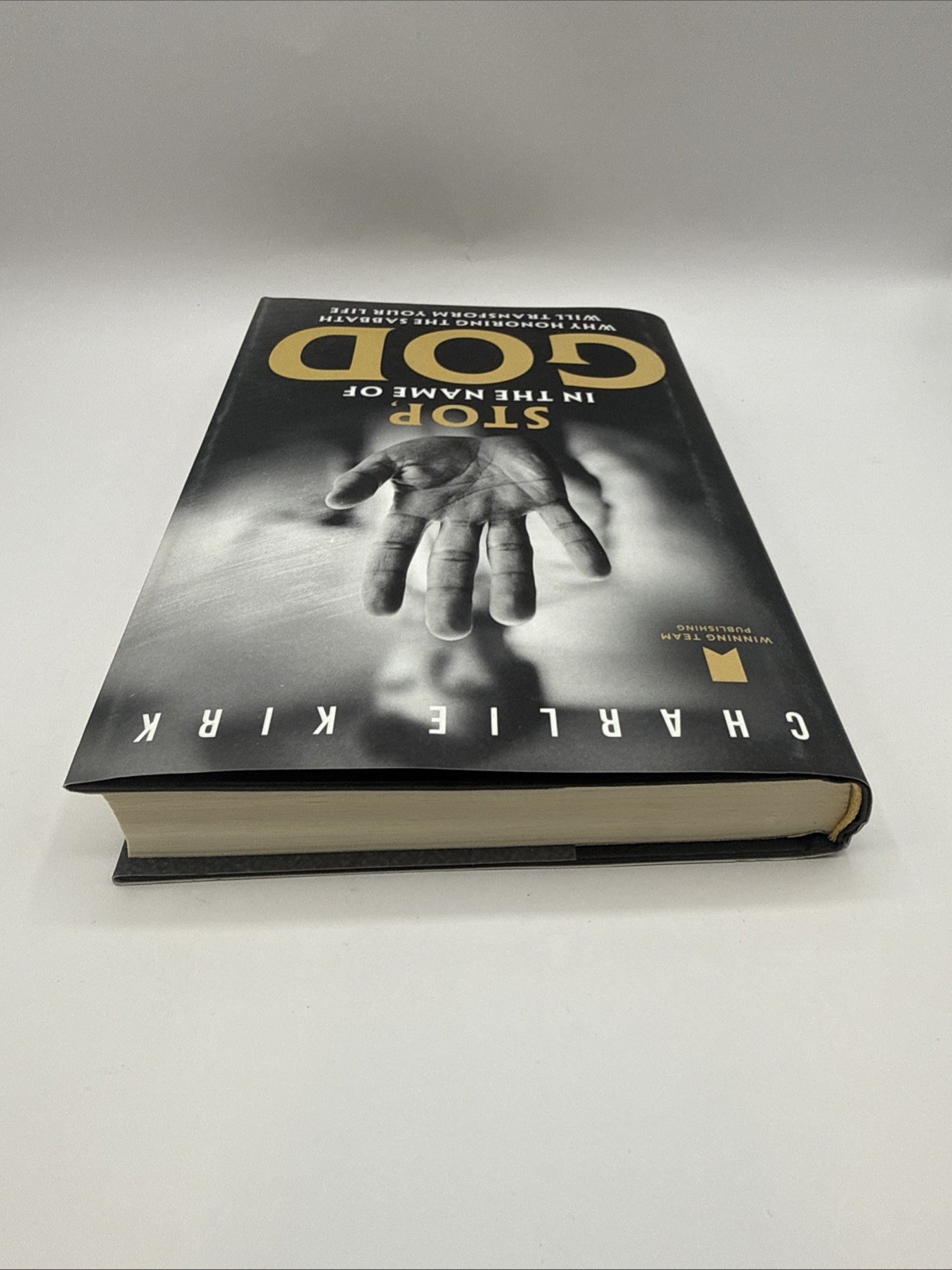 Stop, In the Name of God By Charlie Kirk 2025 Hardcover Book HC/DJ First Edition