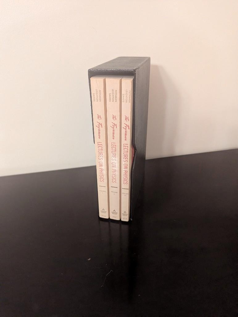 1966 The Feynman Lectures on Physics complete set slipcase Addison Wesley