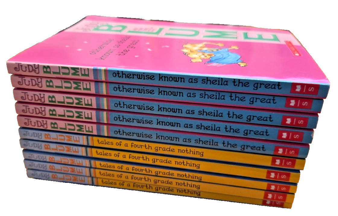 Judy Blume: Lot of 10 Paperbacks – Tales of 4th Grade (5) Otherwise Known as (5)