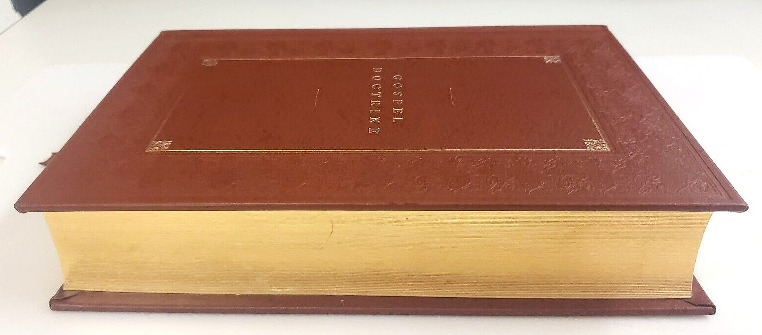 GOSPEL DOCTRINE Joseph Smith/Grant ’86 Leather Luxury Edition LDS Mormon HC BOOK