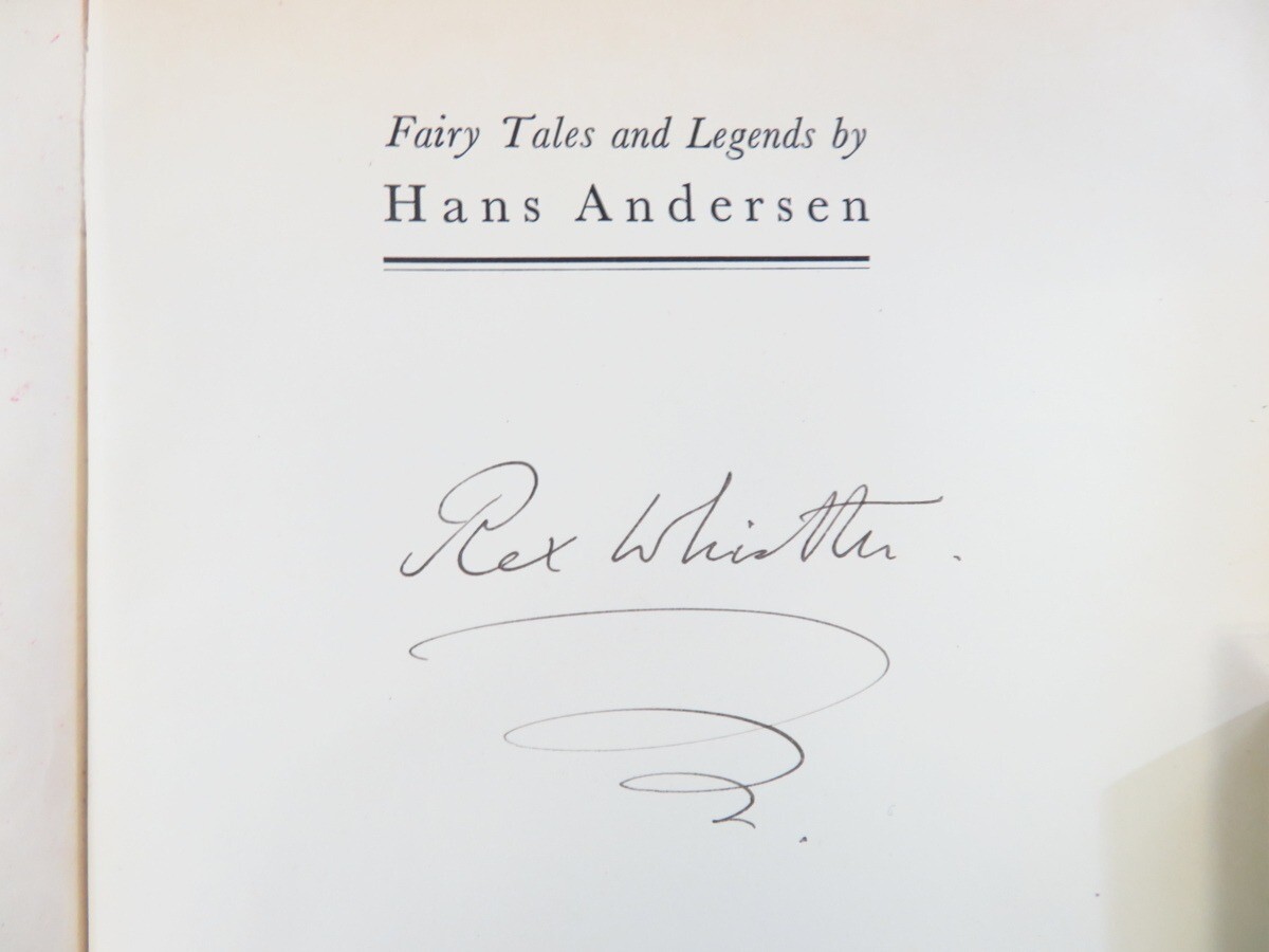 Hans Andersen Rex W”Fairy tales and legends by Hans Andersen”5.9in x8.2in