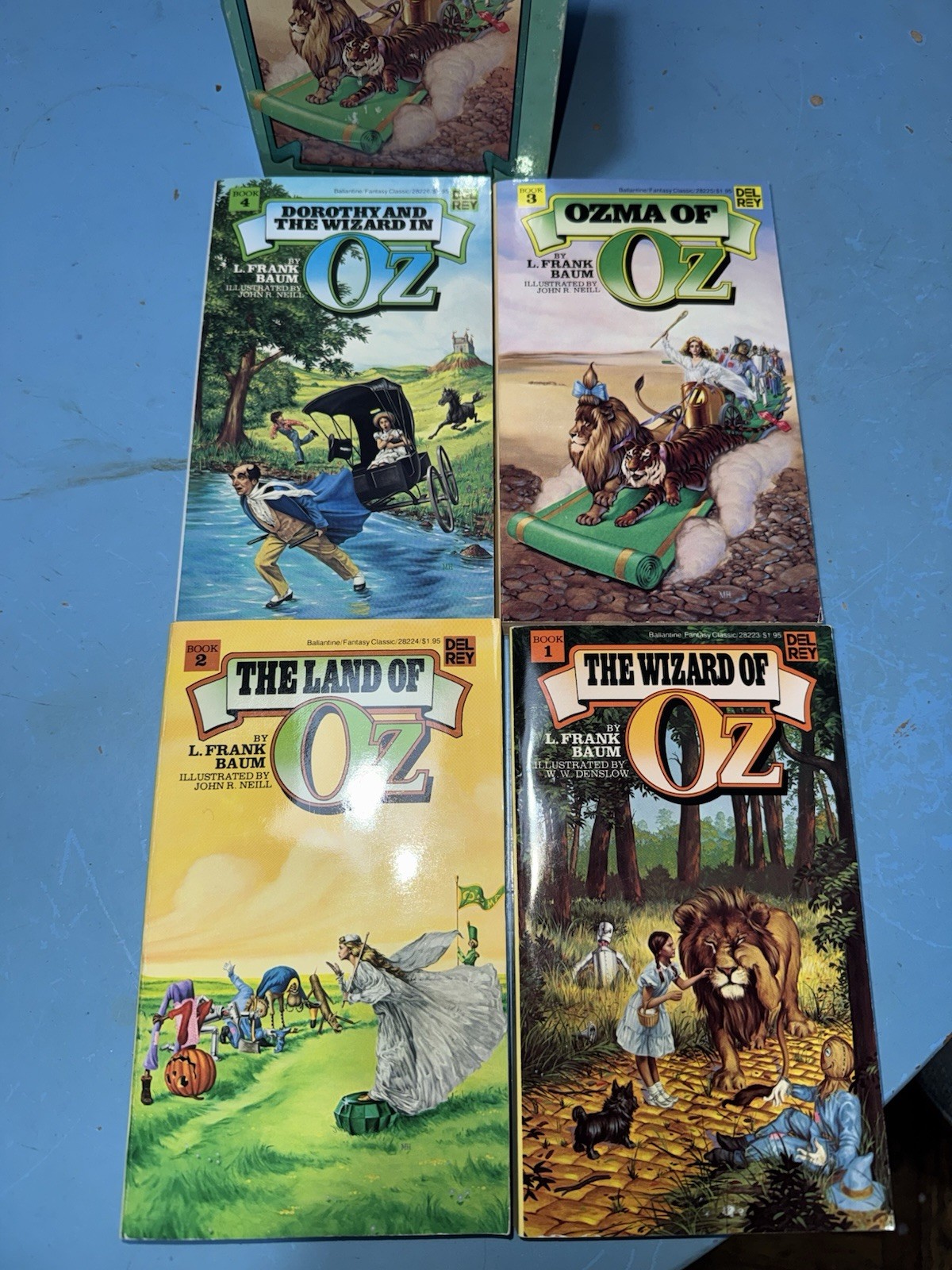 Magical World of Oz-4 Vol. by Baum, L. Frank boxed set books Del Rey