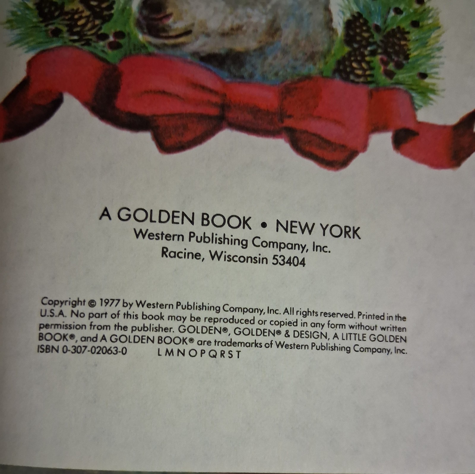 Western Publishing Little Golden Books The Animals’ Christmas Eve Hardcover 1977