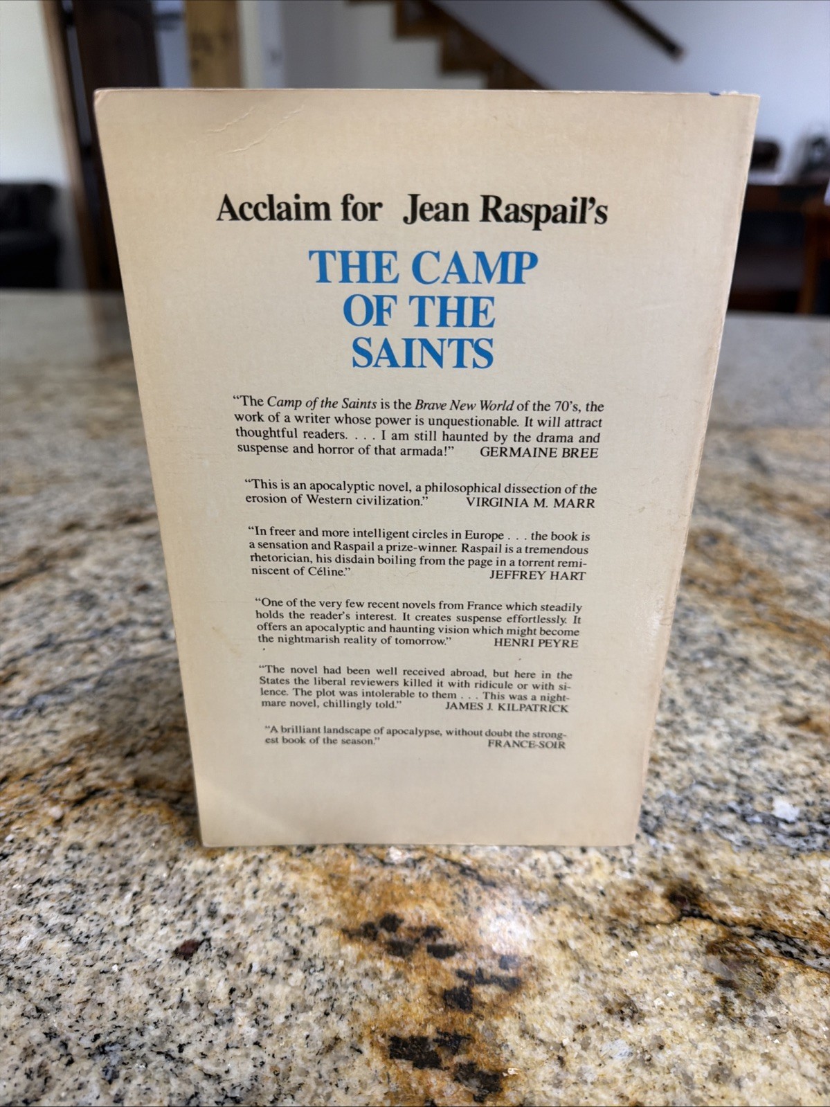 The Camp of the Saints by Jean Raspail ~ PAPERBACK** Novel