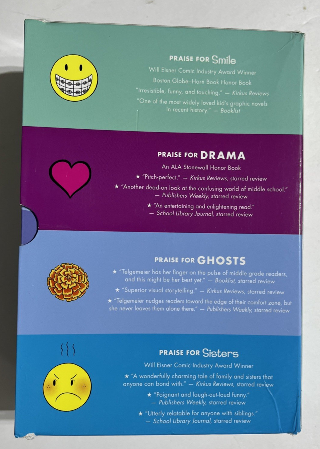 Raina Telgemeier Collection Paperback By Telgemeier, Raina, 3 of 4 Unread