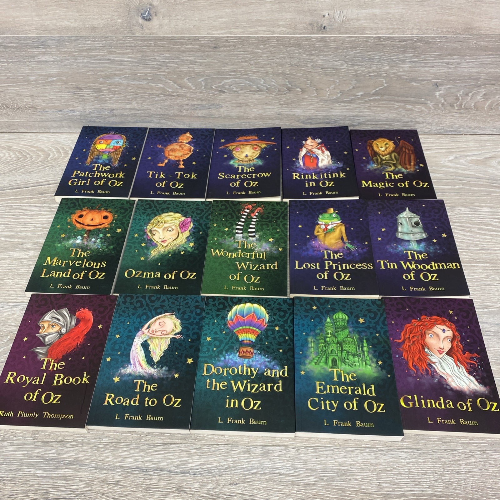The Wizard of Oz Complete Collection L Frank Baum Box Set 15 Books