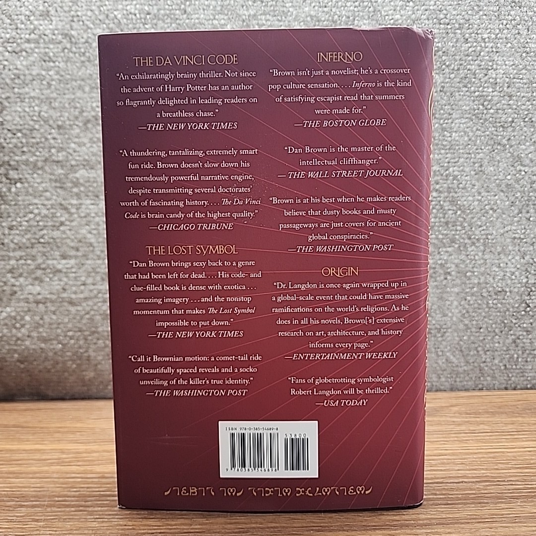 The Secret of Secrets: A Novel (Robert Langdon) HC, Author Of Da Vinci Code DJ