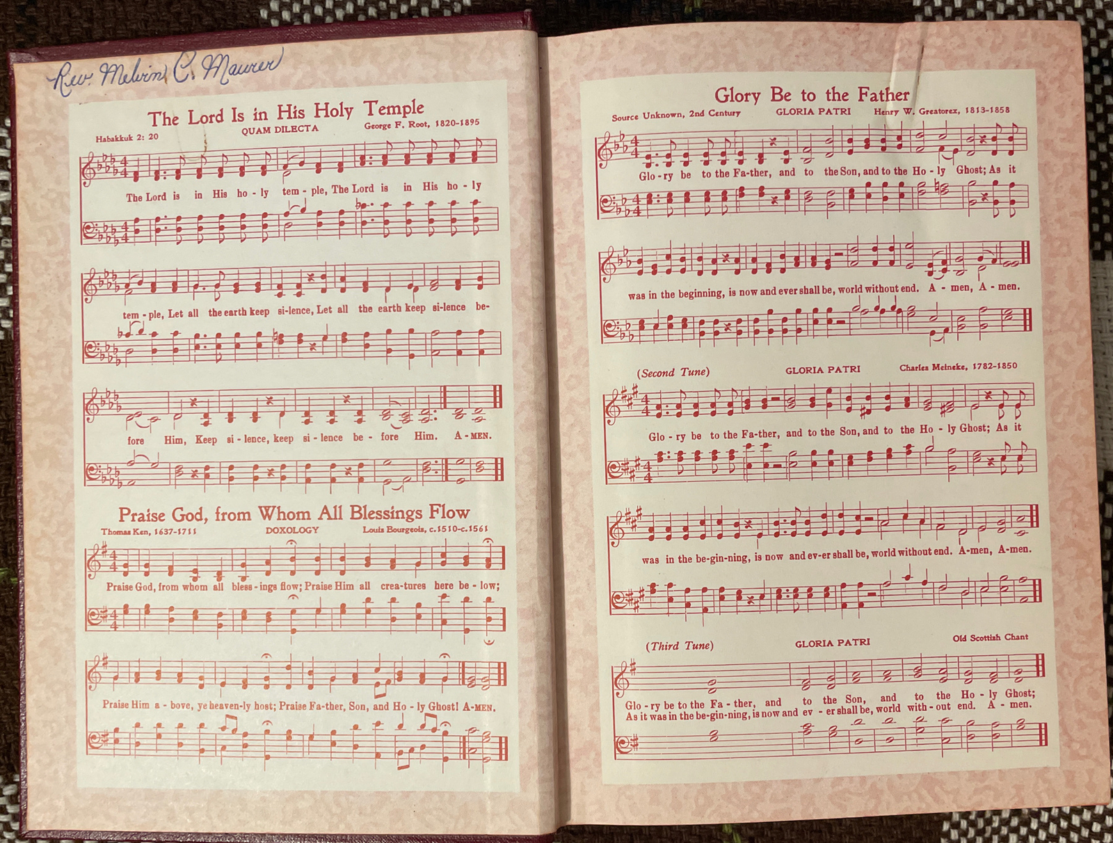 Worship and Service Hymnal ©1962 Hope Publishing Co. Hymnal HC RARE 512 Pages