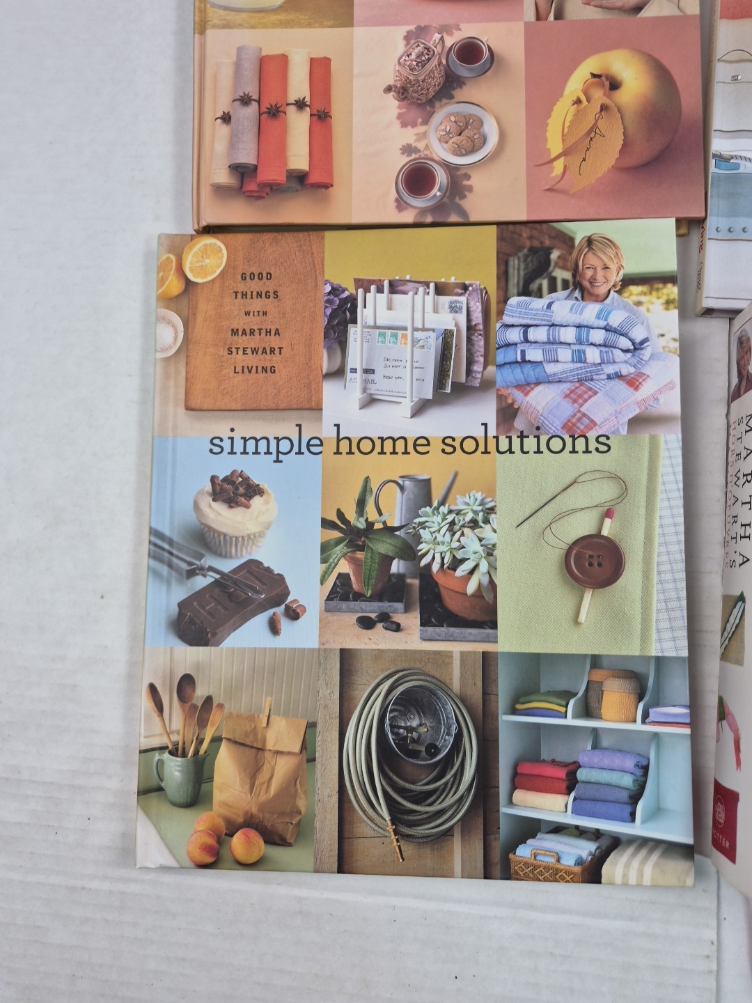 Vintage Martha Stewart Book Lot Hardcover Good Things For Organizing Home Used