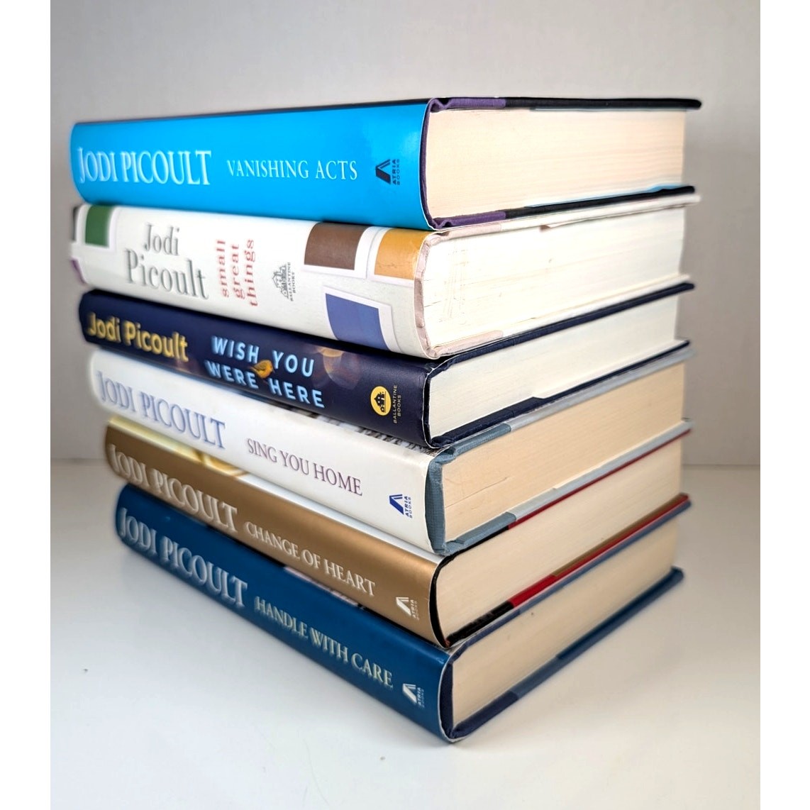 Lot of 6 JODI PICOULT Novels Books Series Hardcover/Dust Jacket (CD included)