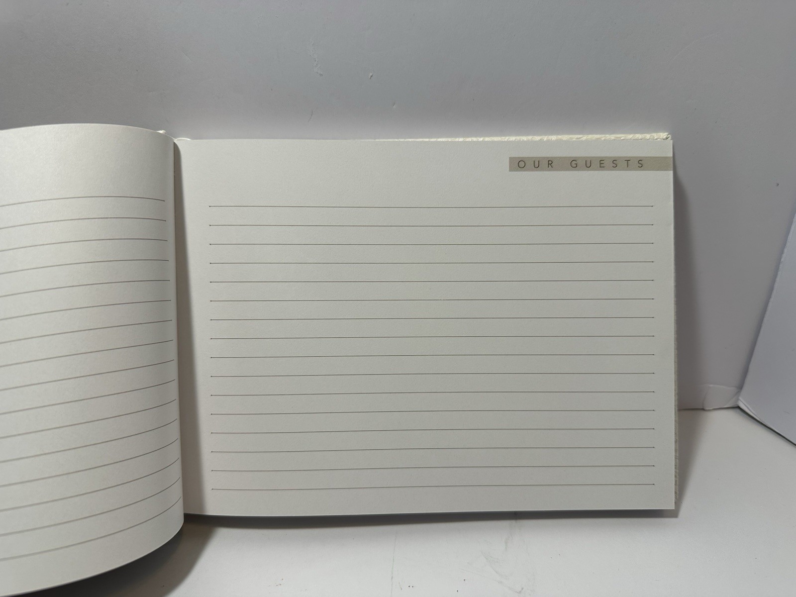 Wedding Guest Book “ Our Wedding” Lux-Leather MR & Mrs (Hardback) 160 Pages