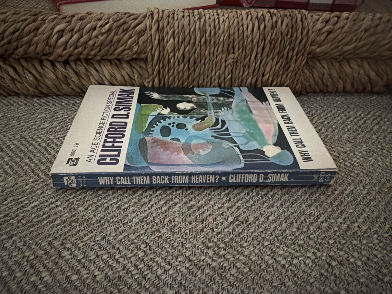 Why Call Them Back From Heaven? Clifford D. Simak Ace SF Special 1968 Dillon cvr