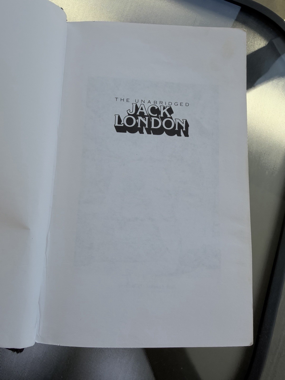 The Unabridged Jack London Book Hardcover Leather Bound Luxury Edition 1997