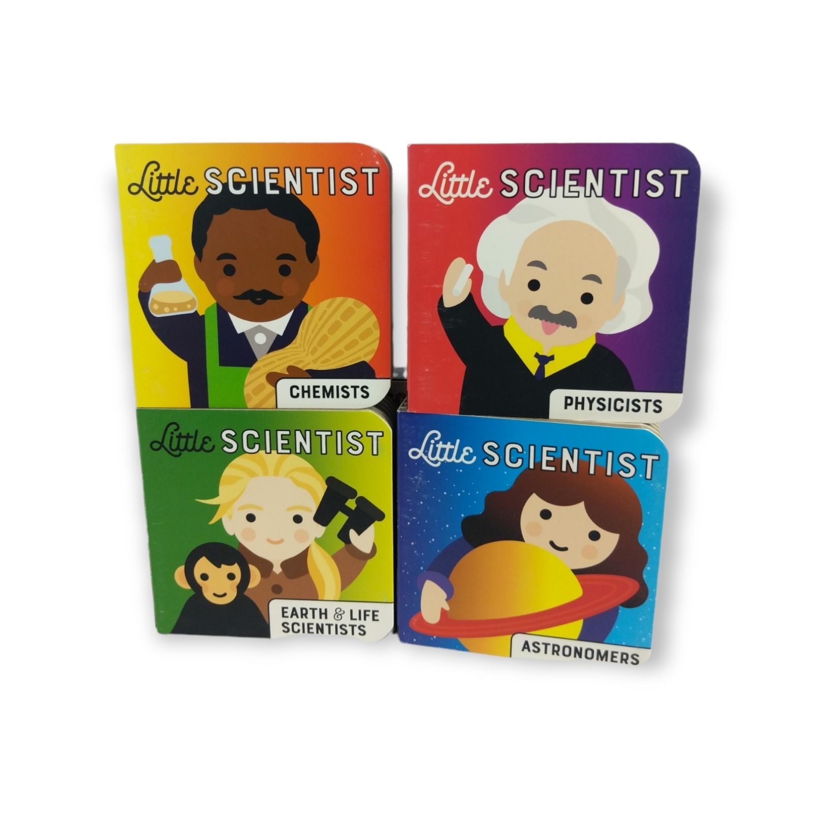 Mudpuppy Little Scientist 4 Board Book Box Set Ages 4 to 8