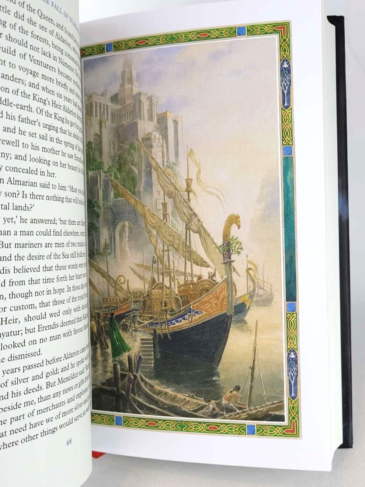 THE FALL OF NUMENOR J.R.R. Tolkien Alan Lee Illustrated Hardcover *Like New*
