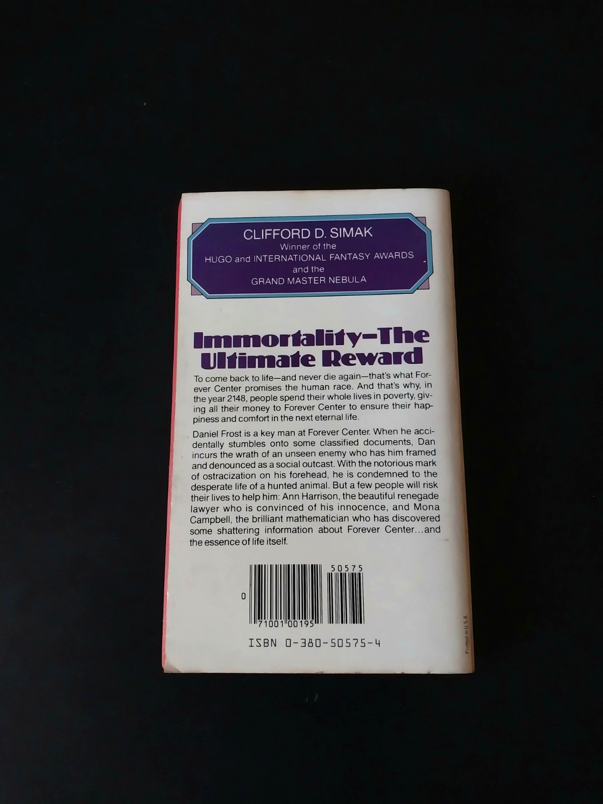 Clifford D. Simak – Why Call Them Back From Heaven? – Avon First Printing 1980