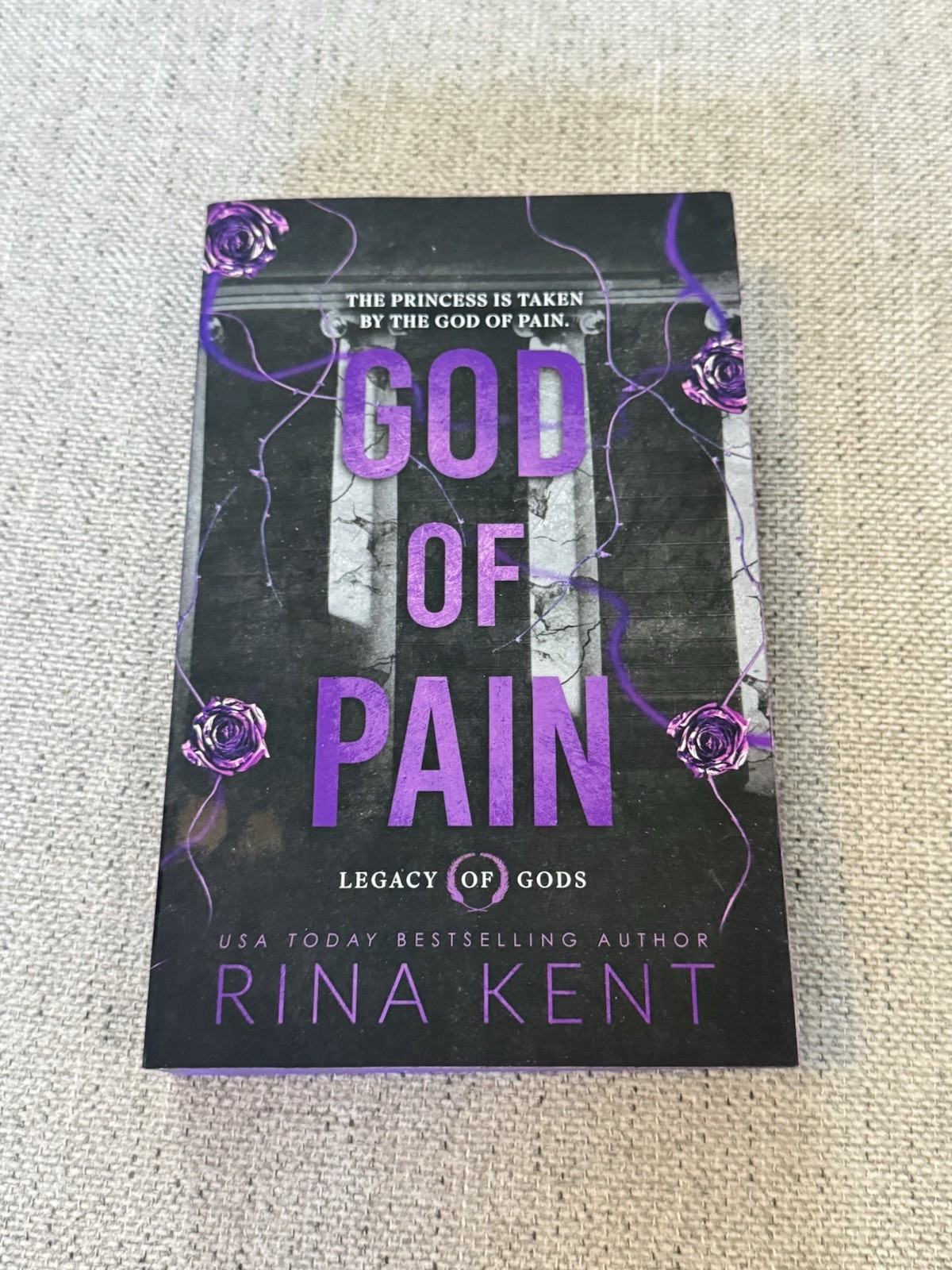 God Of Pain By Rina Kent Signed Deluxe Edition With Sprayed Edges Legacy Of Gods