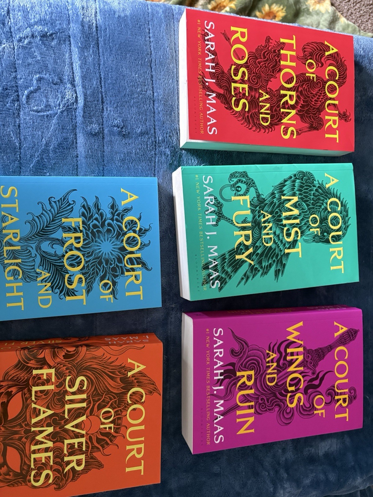 Sarah J. Maas A Court of Thorns and Roses Series 5-Book Paperback Set