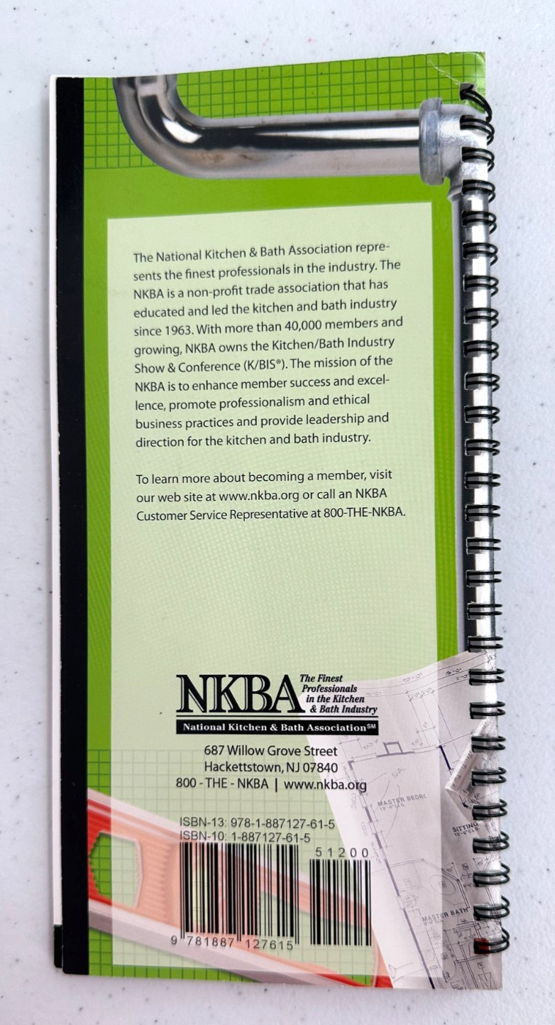 NKBA Kitchen & Bathroom Planning Guidelines With Access Standards Paperback