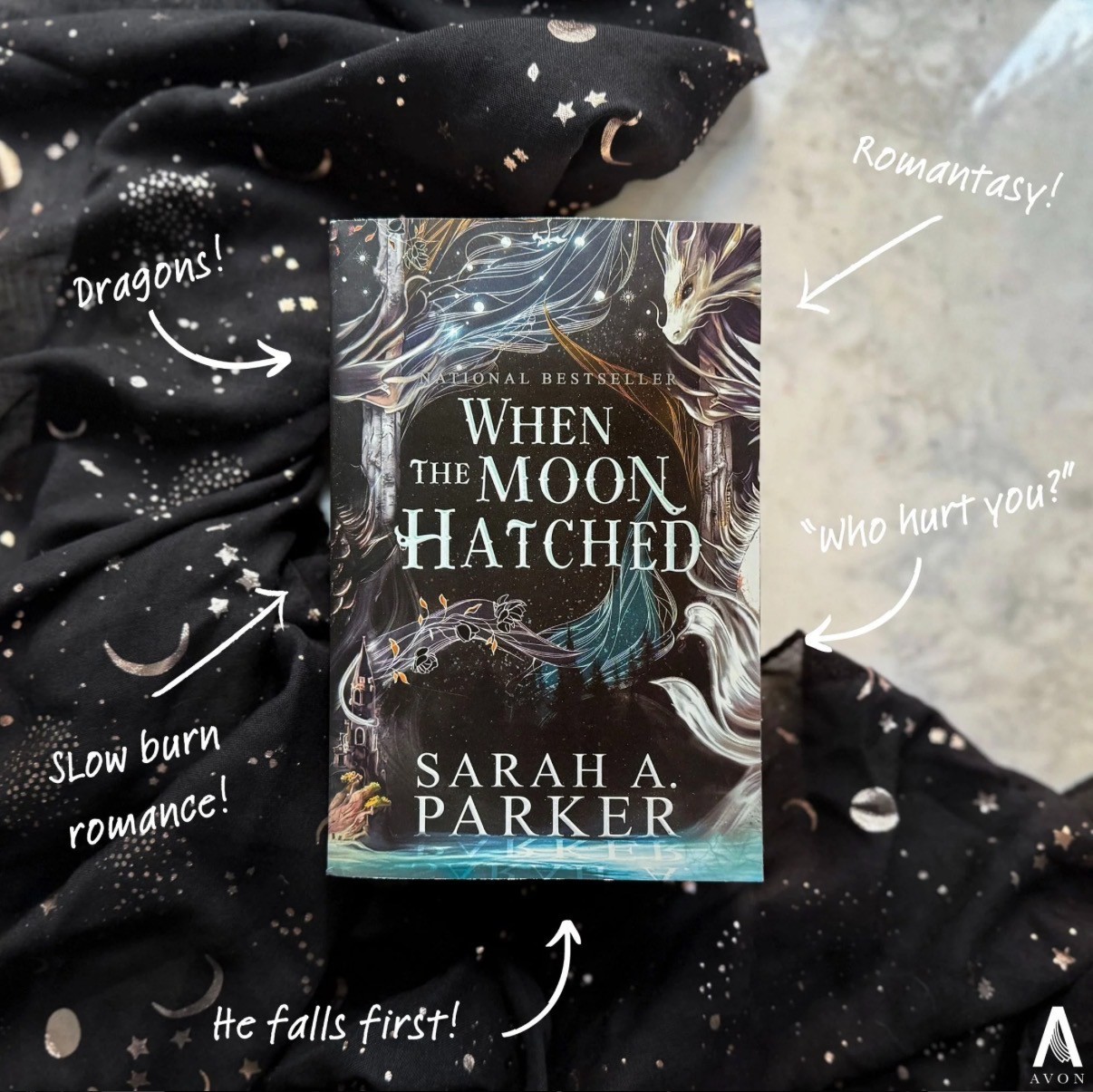 When the Moon Hatched SIGNED by Sarah A. Parker (2024, Trade Paperback)