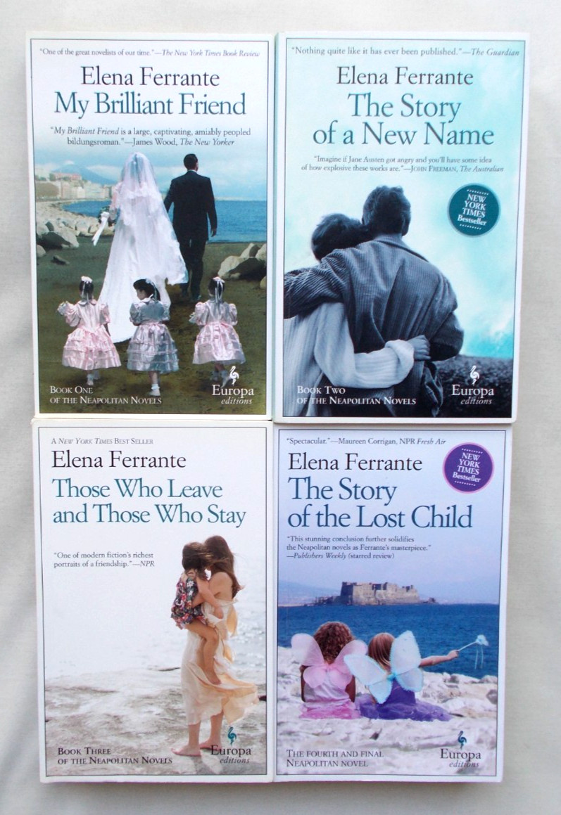 Elena Ferrante: The Neapolitan Novels, Volumes 1-4 TPB/VGC