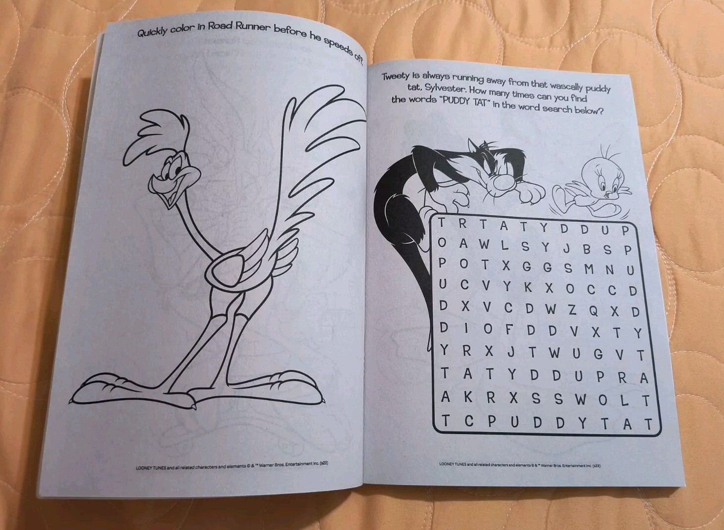 Looney Tunes Jumbo Coloring & Activity Book with Tear & Share Pages 🆕🆓 ship!