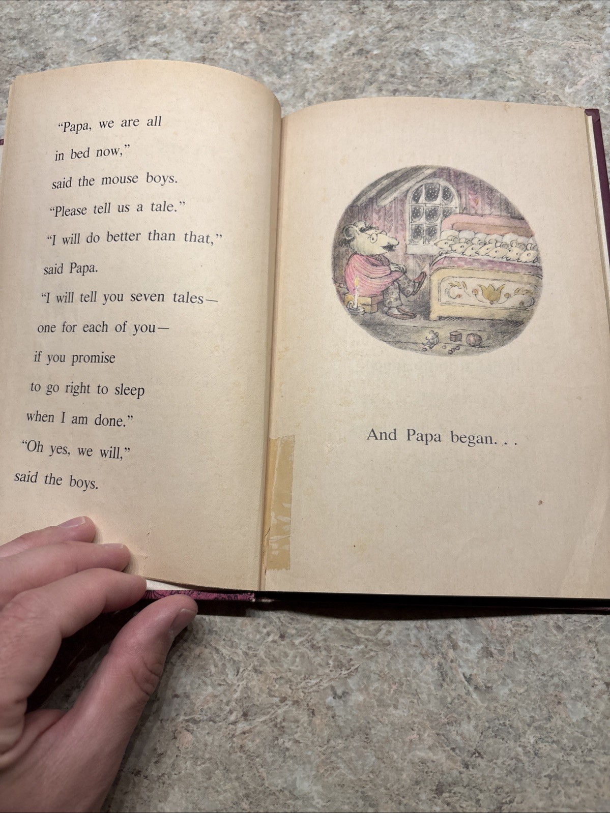 Mouse Tales Vintage Book 1972: A Weekly Reader I Can Read Book Arnold Lobel