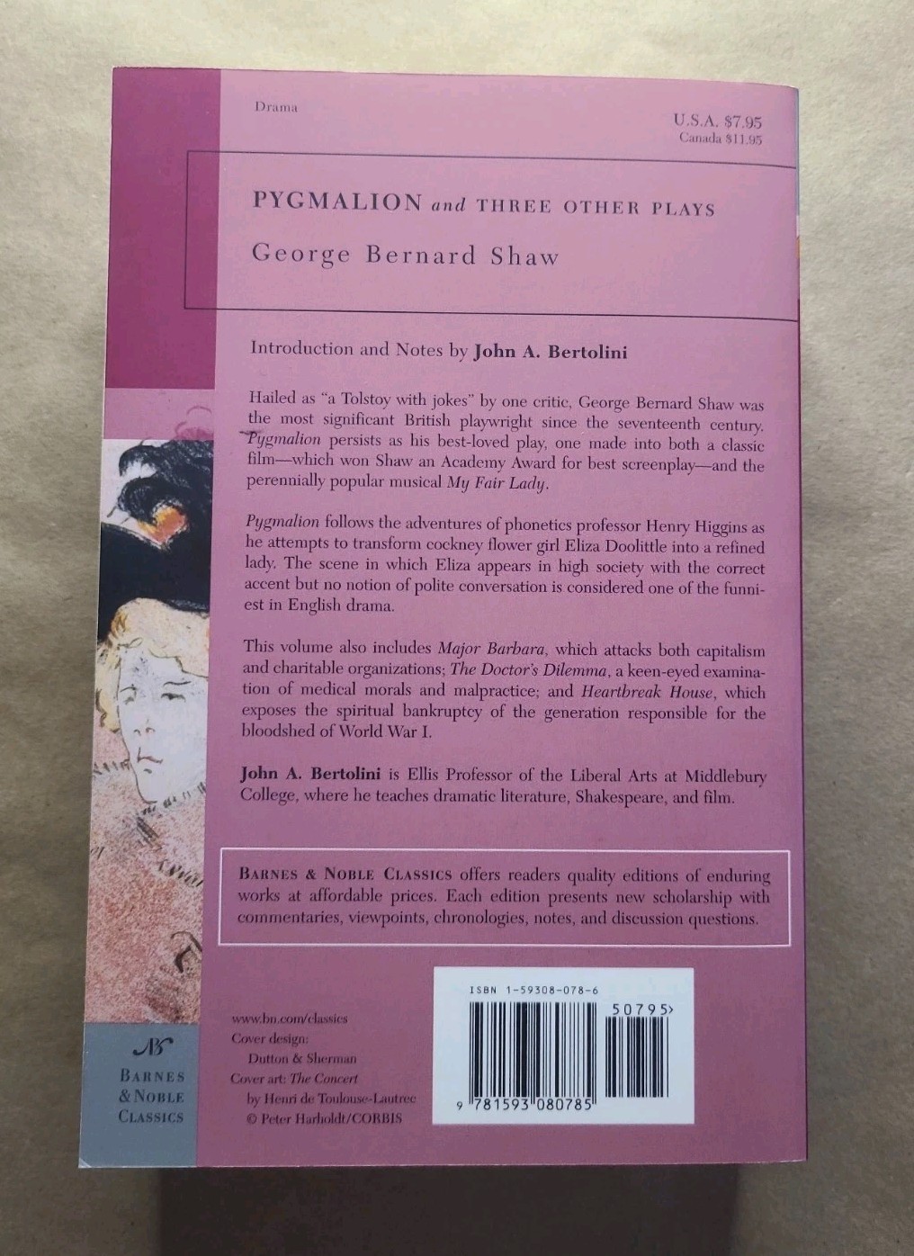Pygmalion and Three Other Plays by George Bernard Shaw (2004, Trade Paperback)