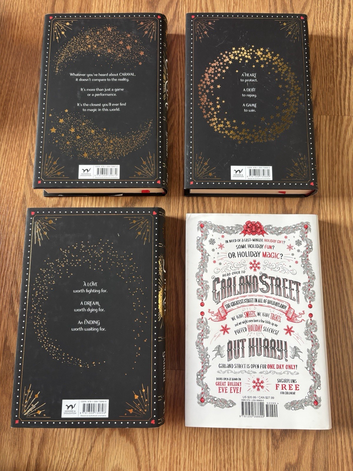Caraval Series 4-Book Hardcover Set by Stephanie Garber Caraval