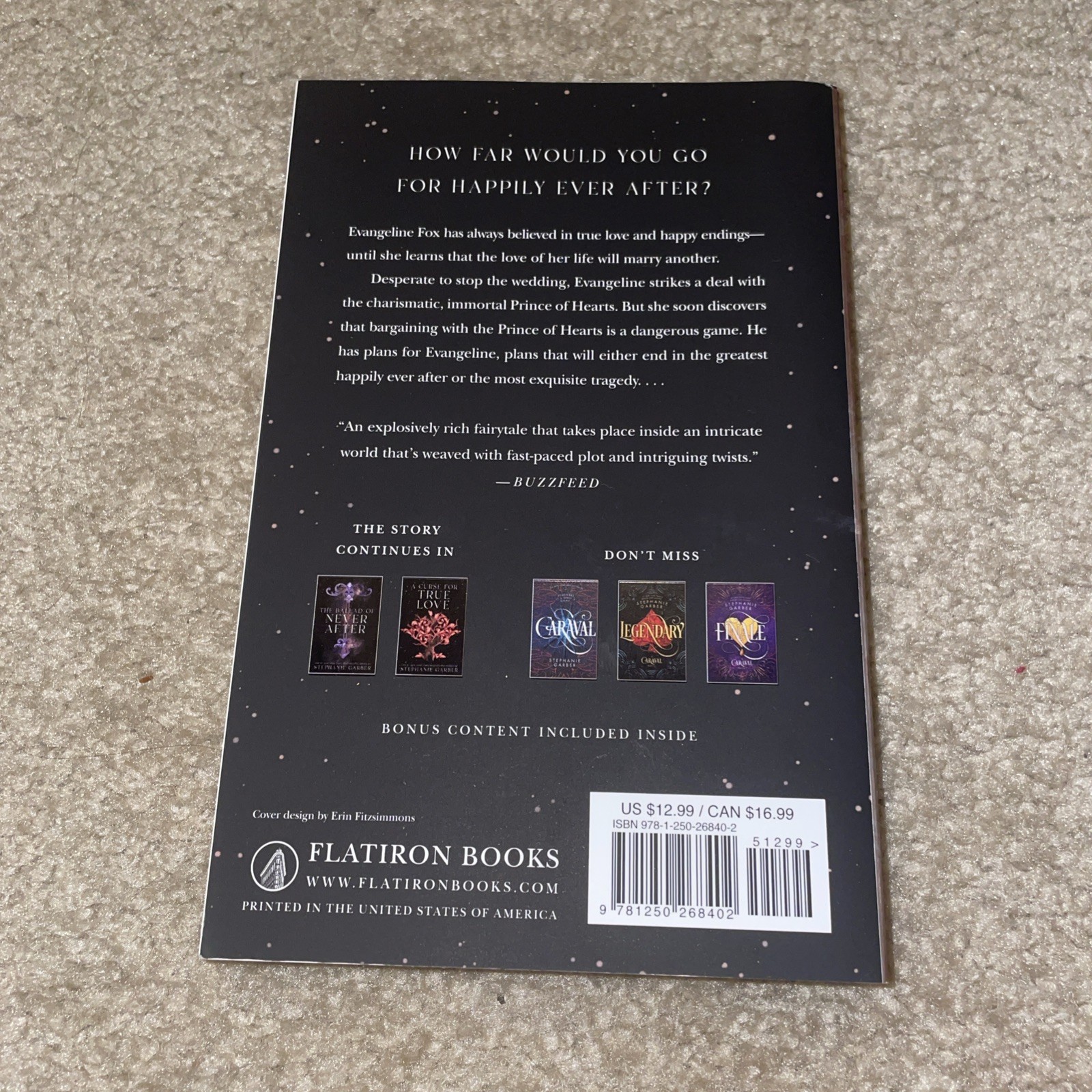 Once Upon a Broken Heart paperback Stephanie Garber