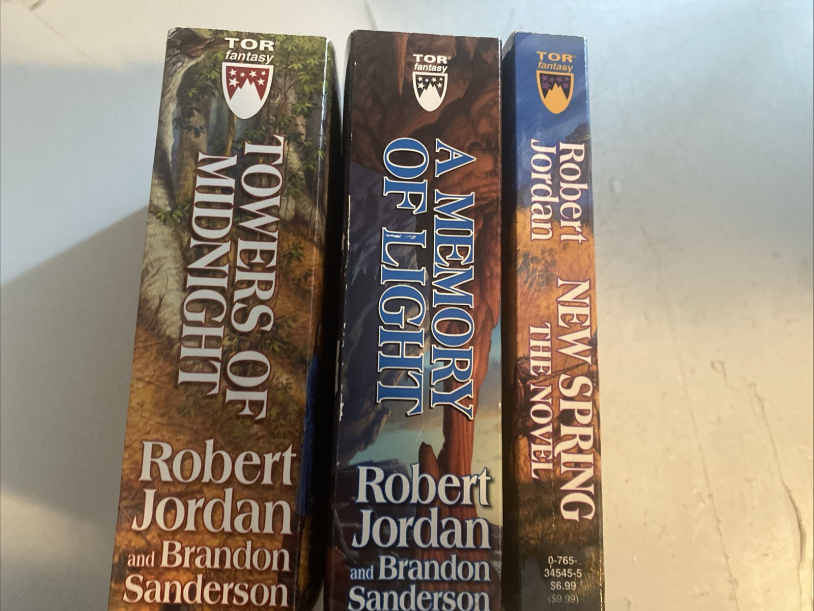 The Wheel of Time Complete Set 1-14 plus prequel 15 PB Books Robert Jordan