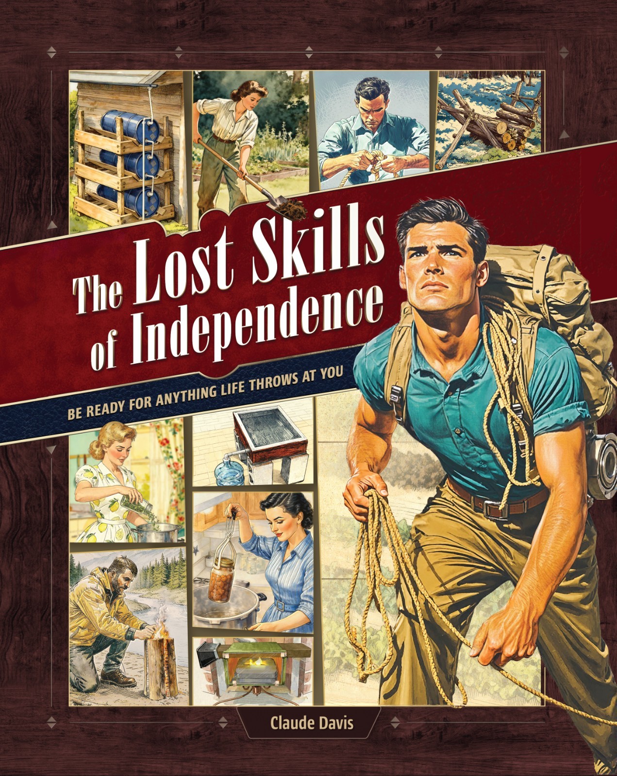 The Lost Skills of Independence – Hardcover, Spiral Bound, Colored Illustrations