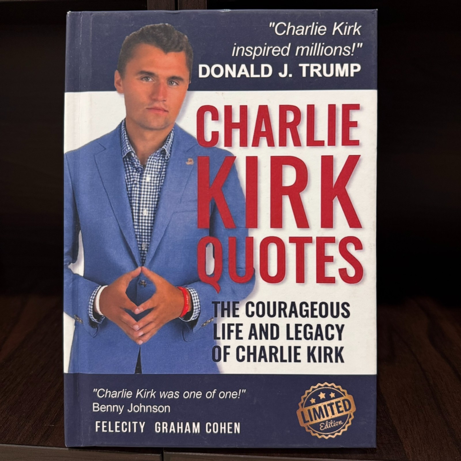 Charlie Kirk Quotes Hardcover | Conservative Politics & Commentary 🇺🇸 🗣️