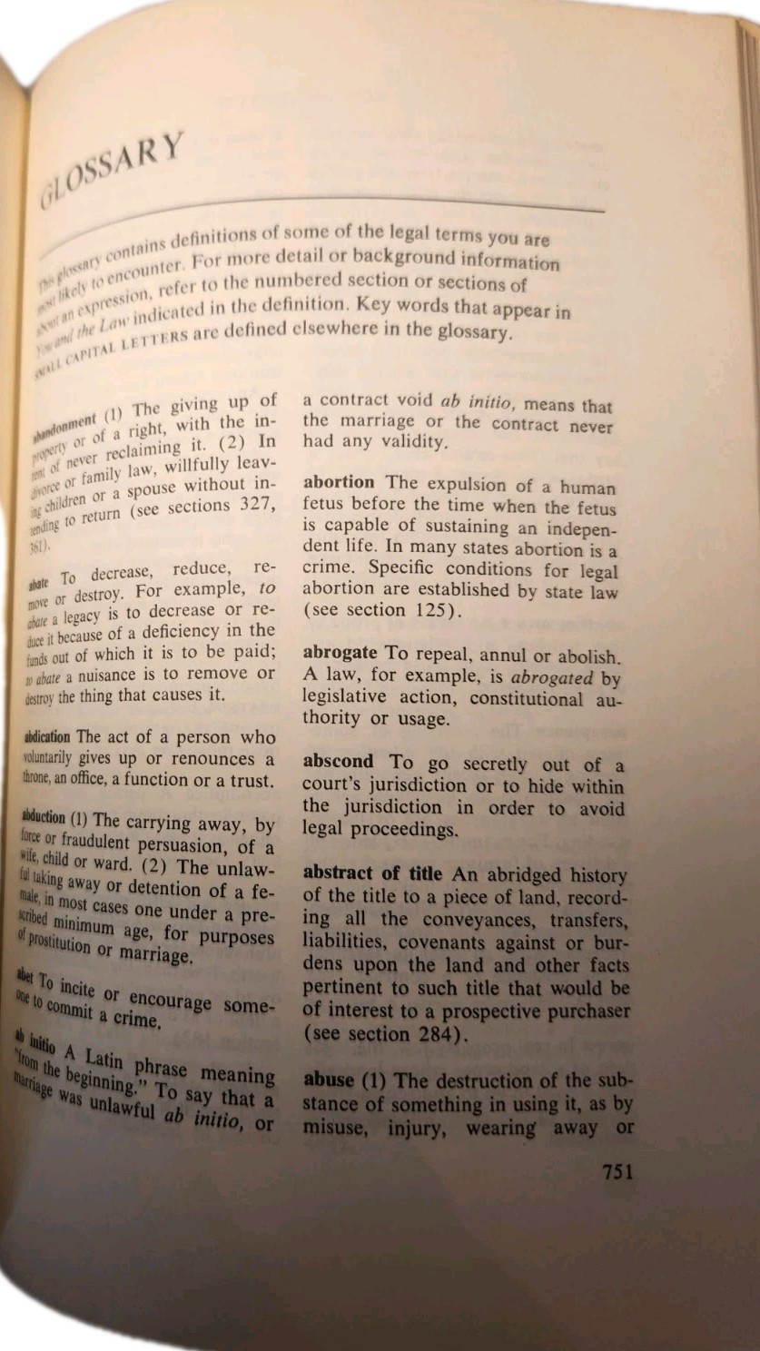 You and the Law, book. Reader’s Digest 1977 Hardcover. 864 Pages