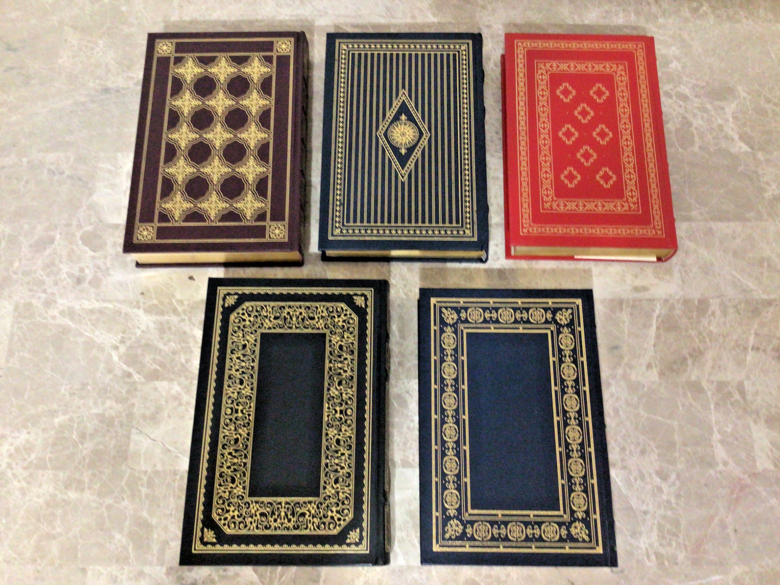 Lot of 10 The Franklin Library Leather Hardcover Books UNREAD Gilded Edges